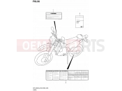 SUZUKI DR-Z400S L2 (2012) (E03,E28,E33) 56 - LABEL (DR-Z400SL2 E28)