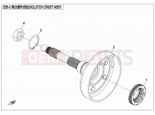 CFMOTO ZFORCE 800 (CF800US-A) CLUTCH CRUST ASSY - E05-3