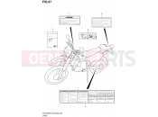 SUZUKI DR-Z400S L2 (2012) (E03,E28,E33) 57 - LABEL (DR-Z400SL2 E33)