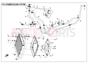 CFMOTO ZFORCE 800 (CF800US-A) COOLING SYSTEM(WATER) - F18-1-V1