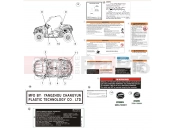 CFMOTO ZFORCE 800 (CF800US-A) WARNING DECAL (USA) - F19-B-V2