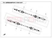 CFMOTO ZFORCE 800 (CF800US-A) FRONT CV SHAFT(QC) - F27-B