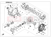 CFMOTO ZFORCE 800 (CF800US-A) REAR AXLE(AUTOMATIC DIFFERENTIAL LOCK) - F33-A-V3