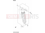 SUZUKI DR-Z400S L2 (2012) (E03,E28,E33) 66 - REAR SHOCK ABSORBER (DR-Z400SL2 E28)