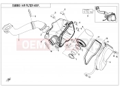 CFMOTO ZFORCE 800 (CF800US-A) AIR FILTER ASSY. - F41
