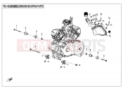 CFMOTO 2020 SSV ZFORCE 800 (CF800US-A) ENGINE MOUNTING PARTS - F00-1