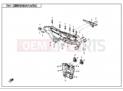 CFMOTO 2020 SSV ZFORCE 800 (CF800US-A) REAR PLASTICS 2 - F04-7