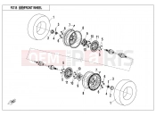 CFMOTO 2020 SSV ZFORCE 800 (CF800US-A) FRONT WHEEL(2018) - F07-B