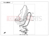 CFMOTO 2020 SSV ZFORCE 800 (CF800US-A) SEAT(BLACK) - F13-A