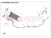 CFMOTO 2020 SSV ZFORCE 800 (CF800US-A) COOLING SYSTEM(OIL) - F18-2