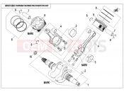 CFMOTO 2020 SSV ZFORCE 800 (CF800US-A) CRANKSHAFT @^ CONNECTING ROD @^ PISTON ASSY. - E04