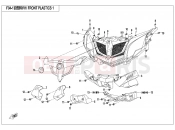 CFMOTO 2019 SSV ZFORCE 800 (CF800UTR) FRONT PLASTICS 1 - F04-1