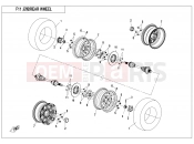 CFMOTO 2019 SSV ZFORCE 800 (CF800UTR) REAR WHEEL - F11