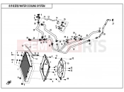 CFMOTO 2019 SSV ZFORCE 800 (CF800UTR) WATER COOLING SYSTEM - F18-1-V2