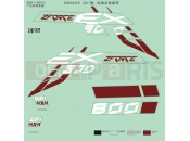 CFMOTO 2019 SSV ZFORCE 800 (CF800UTR) DECAL(RED) - F19-1-A