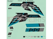 CFMOTO 2019 SSV ZFORCE 800 (CF800UTR) DECAL(BLUE) - F19-1-B