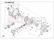 CFMOTO 2019 SSV ZFORCE 800 (CF800UTR) REAR AXLE(NO DIFFERENTIAL) - F33-B-V1