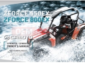 CFMOTO 2019 SSV ZFORCE 800 (CF800UTR) OWNER'S MANUAL - F38-V1
