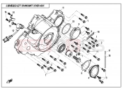 CFMOTO 2019 SSV ZFORCE 800 (CF800UTR) LEFT CRANKCASE COVER ASSY. - E01-5-V2