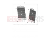 Triumph 2022 TIGER 900 GT Aluminium Radiator Guard, Silver