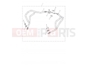 Triumph 2022 TIGER 900 GT Upper Engine Bar Kit, SS
