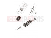 TRIUMPH DAYTONA 660cc > CM3406 Crankshaft, Conrods & Pistons