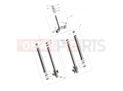 TRIUMPH DAYTONA 660cc - CM3407 > Front Forks & Lower Yoke Assy