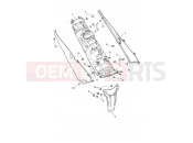Triumph 2025 Tiger 1200 GT Explorer from AV5527
 Rear Mudguard