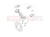 Triumph 2025 SCRAMBLER 1200 XE - CL1737 > Rear Brake Caliper & Disc