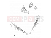 SUZUKI DR-Z400S Y (2000) (E02) 9 - CAM SHAFT/VALVE