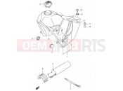 SUZUKI DR-Z400S Y (2000) (E02) 36 - FUEL TANK (MODEL Y)