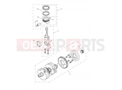 Triumph 2025 SPEED TWIN 1200 Crankshaft, Connecting Rods & Pistons