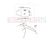 Triumph 2025 SPEED TWIN 1200 Fuel Tank - Aluminium Silver