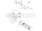 SUZUKI DR-Z400S Y (2000) (E02) 41 - RIGHT HANDLE LEVER