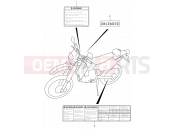 SUZUKI DR-Z400S Y (2000) (E02) 44 - LABEL (MODEL Y)