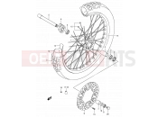 SUZUKI DR-Z400S Y (2000) (E02) 49 - FRONT WHEEL