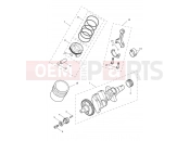 Triumph 2025 TIGER SPORT 660cc from CN4034 Crankshaft, Conrods & Pistons