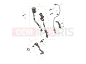 Triumph 2025 TIGER SPORT 660cc from CN4034 Rear Brake Master Cylinder
