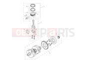 Triumph 2026 SCRAMBLER 1200 X Crankshaft, Connecting Rods & Pistons