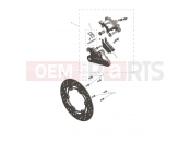 TRIUMPH SPEED 400 Rear Caliper & Disc