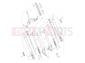 Triumph 2025 ROCKET 3 STORM GT Front Forks & Lower Yoke