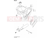 SUZUKI DR-Z400SM K5 (2005) (E19) 37 - FUEL TANK (MODEL K5/K6)