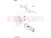 SUZUKI DR-Z400SM K5 (2005) (E19) 42 - RIGHT HANDLE LEVER
