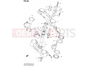 SUZUKI DR-Z400SM K5 (2005) (E19) 48 - FRONT FORK BRACKET (MODEL K5/K6)