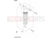 SUZUKI DR-Z400SM K5 (2005) (E19) 53 - REAR SHOCK ABSORBER