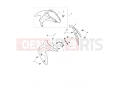 Triumph 2026 Tiger Sport 800 Tour Front Mudguard