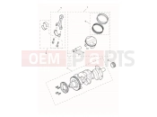 Triumph 2026 Tiger 1200 Desert Crankshaft, Conrods and Pistons