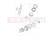 Triumph 2025 Tiger 1200 Rally Pro Crankshaft, Conrods and Pistons