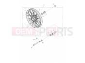 Triumph 2025 Tiger 1200 Rally Pro Front Wheel