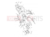 Triumph 2025 Tiger 1200 Rally Pro Rear Bodywork & Grabrack